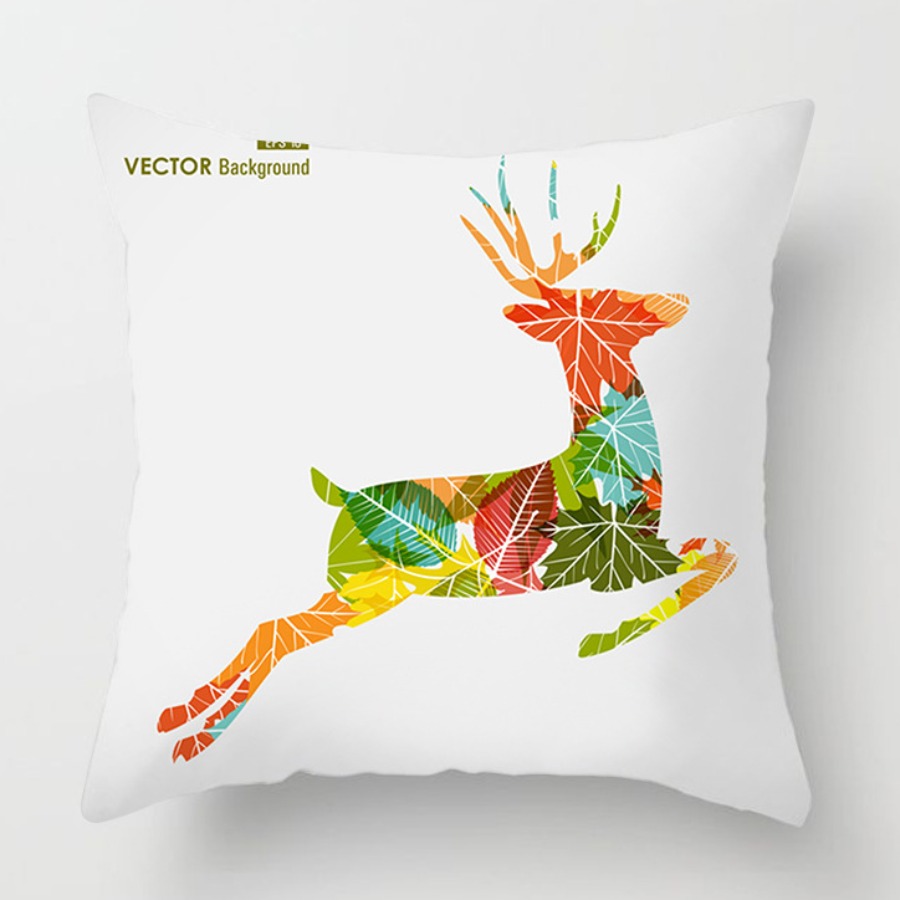 

lovely Chic Cartoon Print Multicolor Decorative Pillow Case, Multi