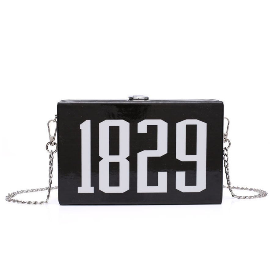 

Lovely Trendy Letter Print Black Crossbody Bag