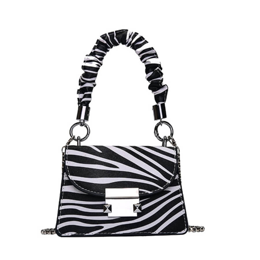 

Lovely Chic Striped White Crossbody Bag