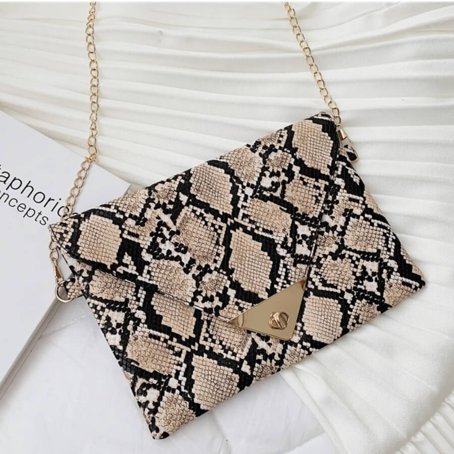 

Lovely Trendy Print Yellow Crossbody Bag