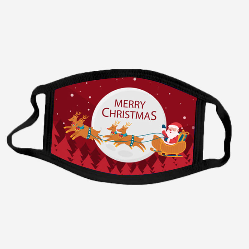 

Lovely Cartoon Bright Red Face Mask