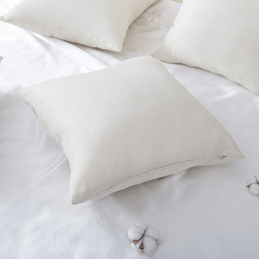 

Lovely Cosy Basic White Decorative Pillow Case