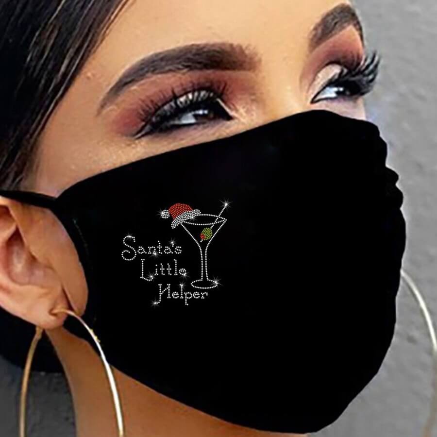 

Lovely Print Multicolor Face Mask, Multi