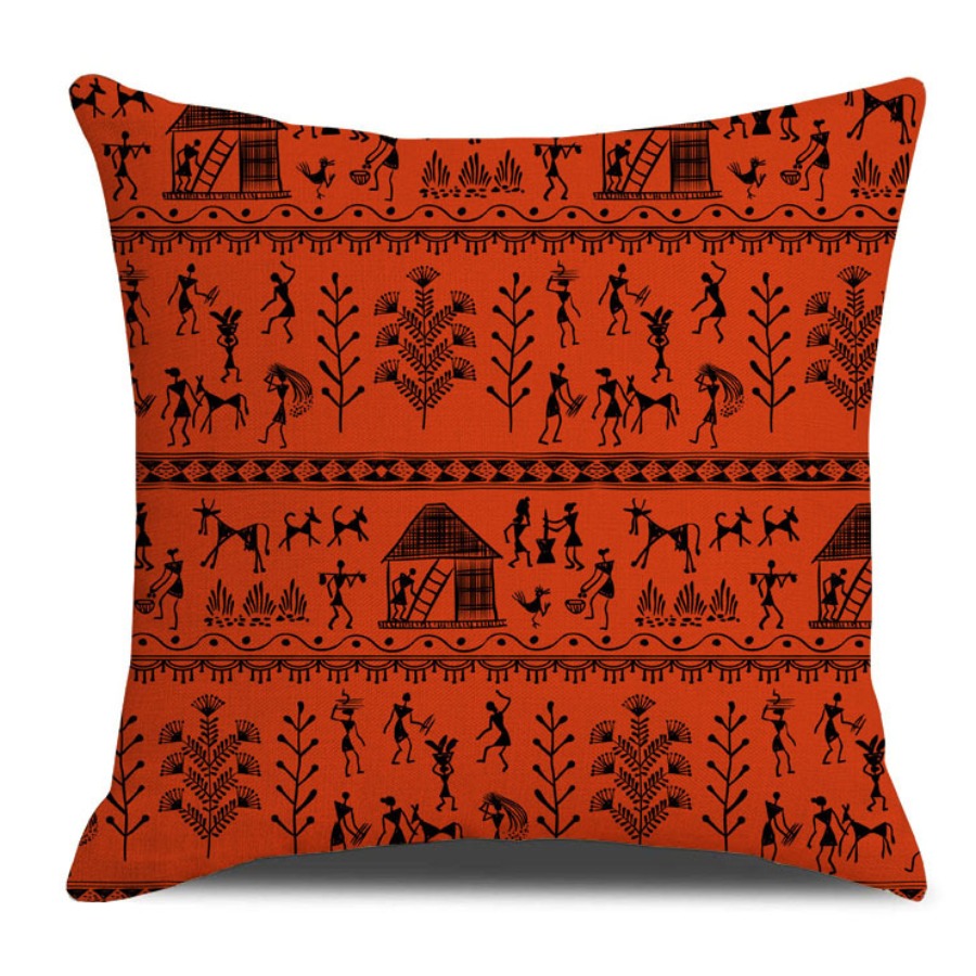 

Lovely Cosy Print Jacinth Decorative Pillow Case