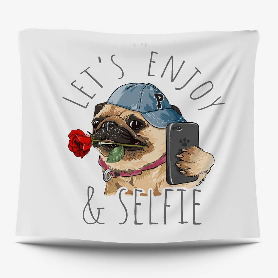 

Lovely Stylish Cartoon Print Red Decorative Wall Cloth