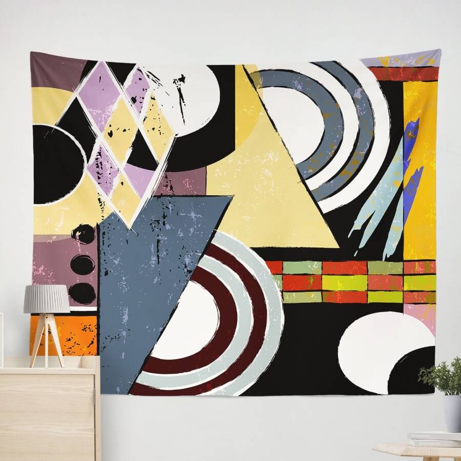 

Lovely Chic Print Multicolor Decorative Wall Cloth, Multi