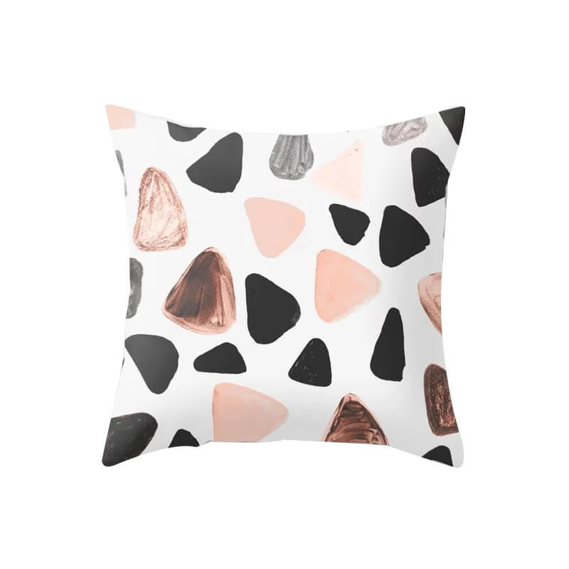 

Lovely Trendy Print Multicolor Decorative Pillow Case, Multi