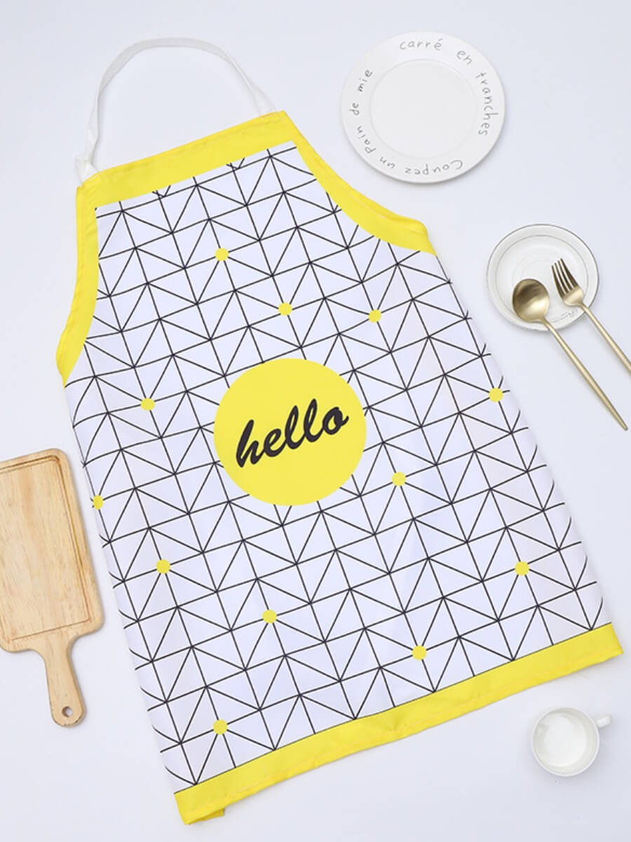 

Lovely Stylish Print Yellow Aprons