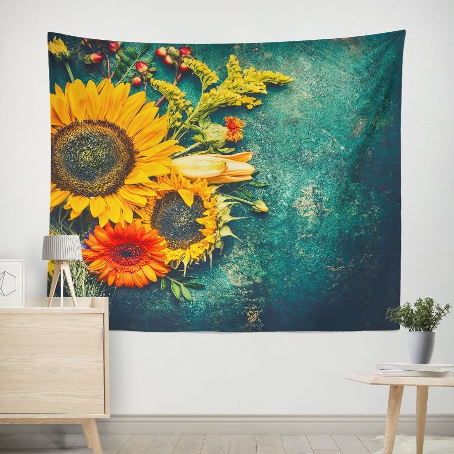 

Lovely Stylish Oil Painting Decoration Green Wall Cloth