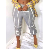 Lovely Leisure Patchwork Grey Pants