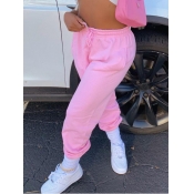 LW BASICS Pocket Design Drawstring Sweatpants