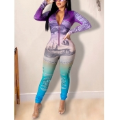 LW Gradient Money Print Jumpsuit