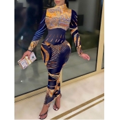 LW Mixed Print Bodycon Dress