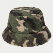 Lovely Casual Camo Print Green Hat