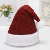 Lovely Christmas Patchwork Red Hat