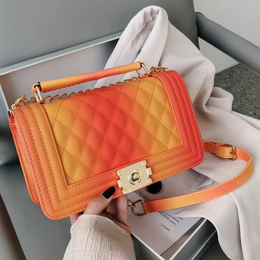 

Lovely Stylish Tie-dye Jacinth Crossbody Bag