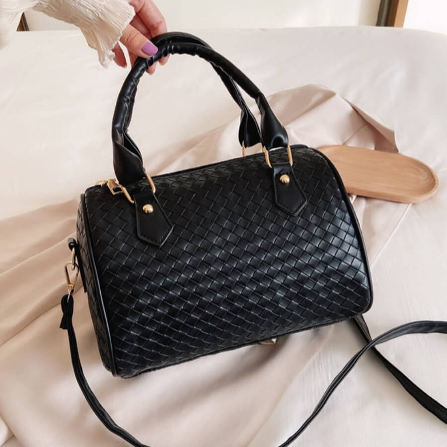 

Lovely Stylish Basic Black Crossbody Bag