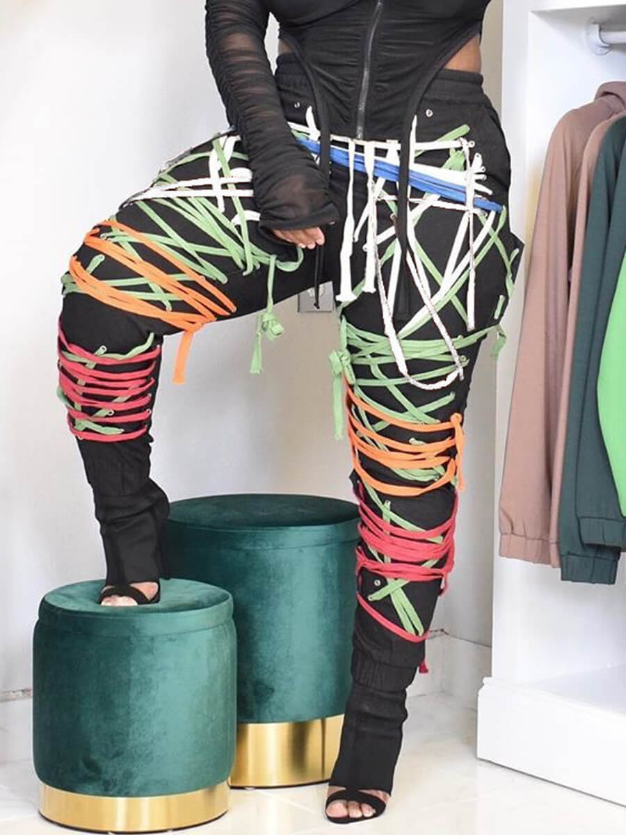 

LW Street Print Multicolor Pants, Multi