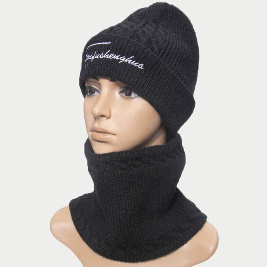 

Lovely Stylish Embroidered Black Hat