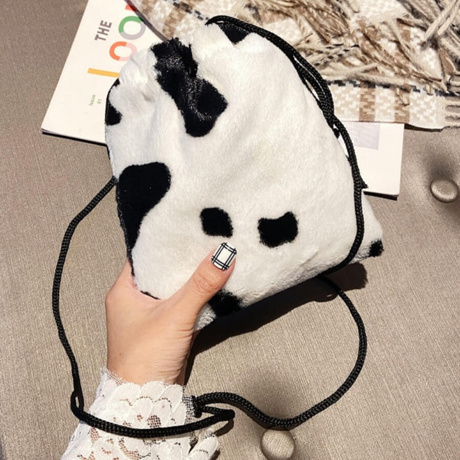 

Lovely Casual Animal White Crossbody Bag