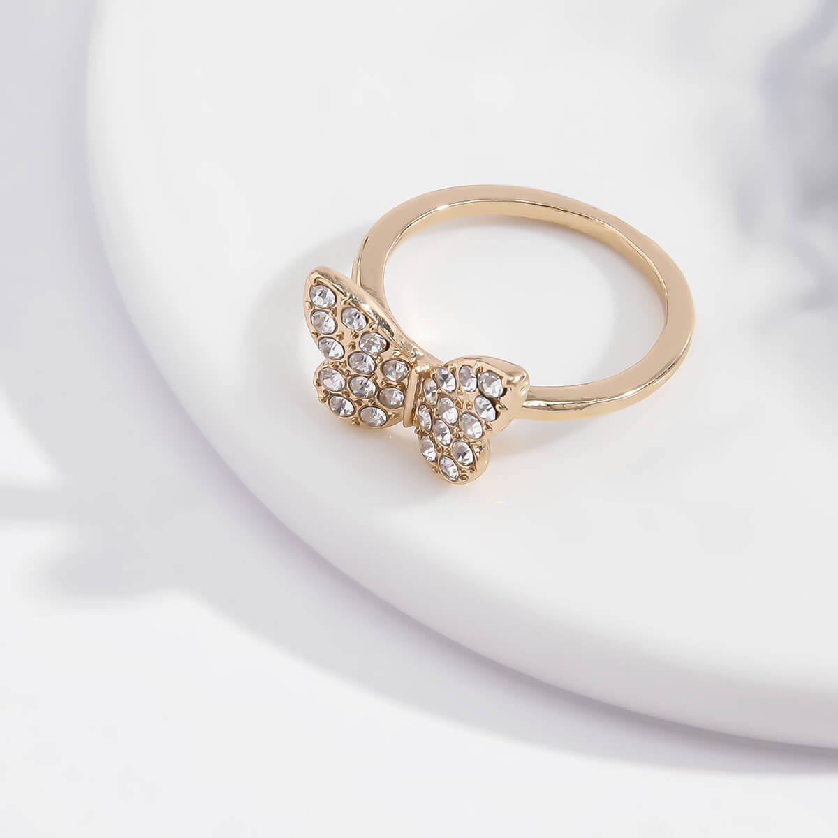 

Lovely Trendy Butterfly Gold Ring