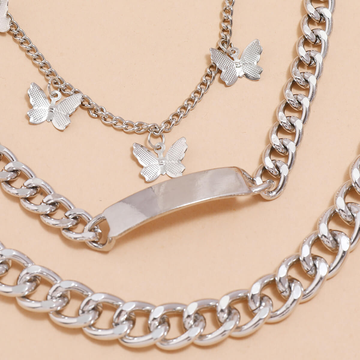 

Lovely Stylish Hollow-out Silver Necklace