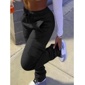 LW COTTON Side Pocket Drawstring Cargo Pants