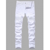 LW Men Casual Denim Pocket Design Solid Jeans (No 