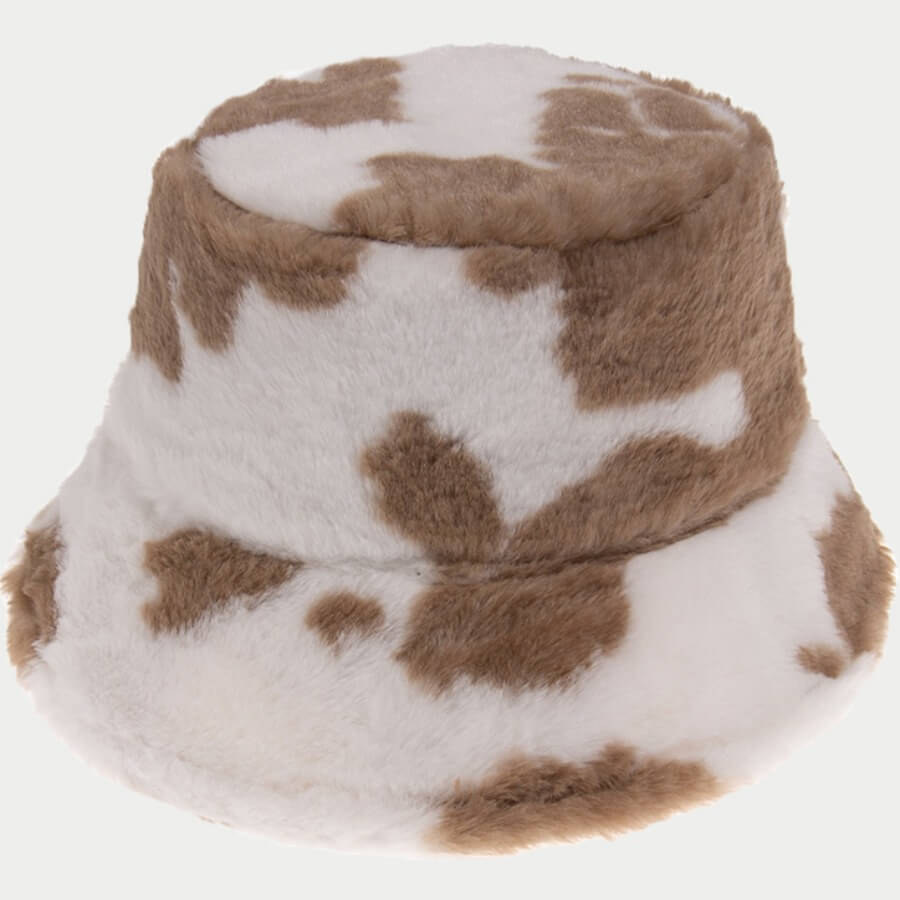 

Lovely Trendy Print Brown Hat