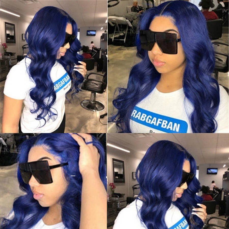 

Lovely Stylish Hign-temperature Resistance Blue Wigs