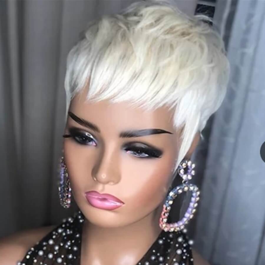 

Lovely Trendy Fluffy Gold Wig