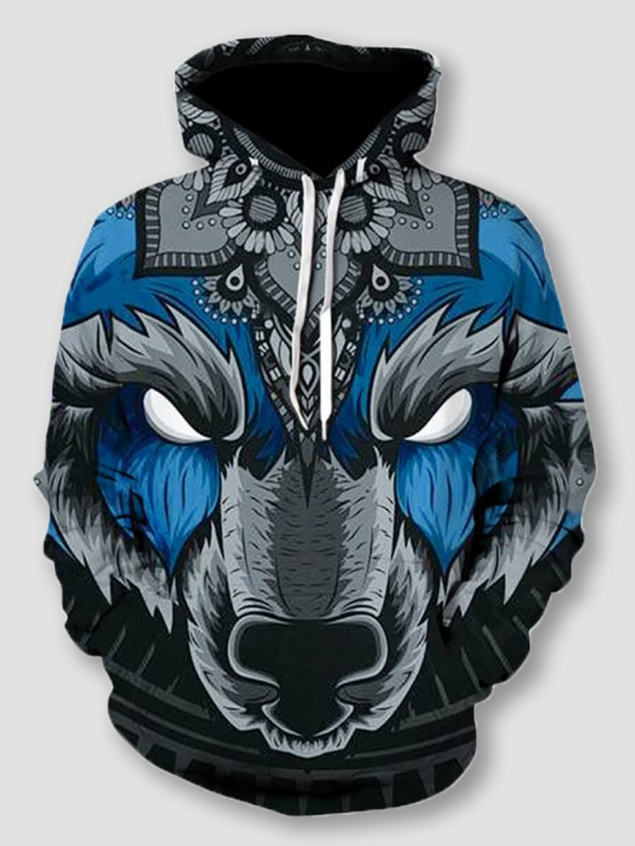 

Lovely Casual Hooded Collar Print Drawstring Design Black Boy Hoodie
