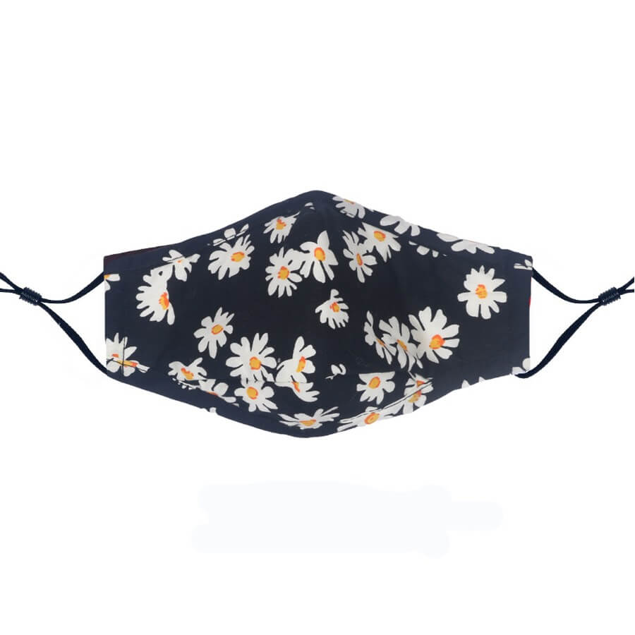 

Lovely Chic Floral Print Black Face Mask