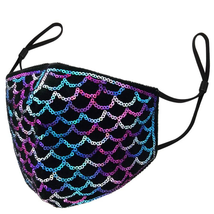 

Lovely Casual Chain Decoration Blue Face Mask