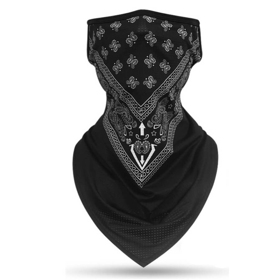 

Lovely Casual Print Patchwork Black Face Mask