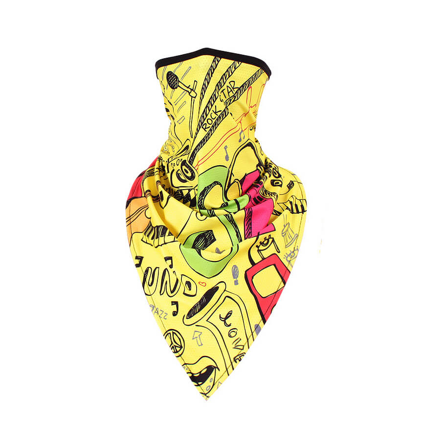 

Lovely Casual Letter Print Yellow Face Mask