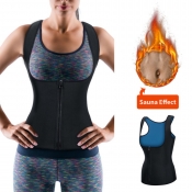 Lovely Casual Patchwork Skinny Black Waist Trainer