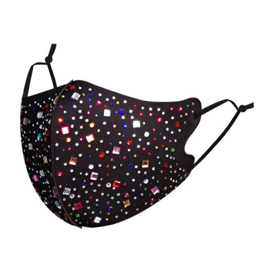 

Lovely Casual Sequined Multicolor Face Mask, Multi