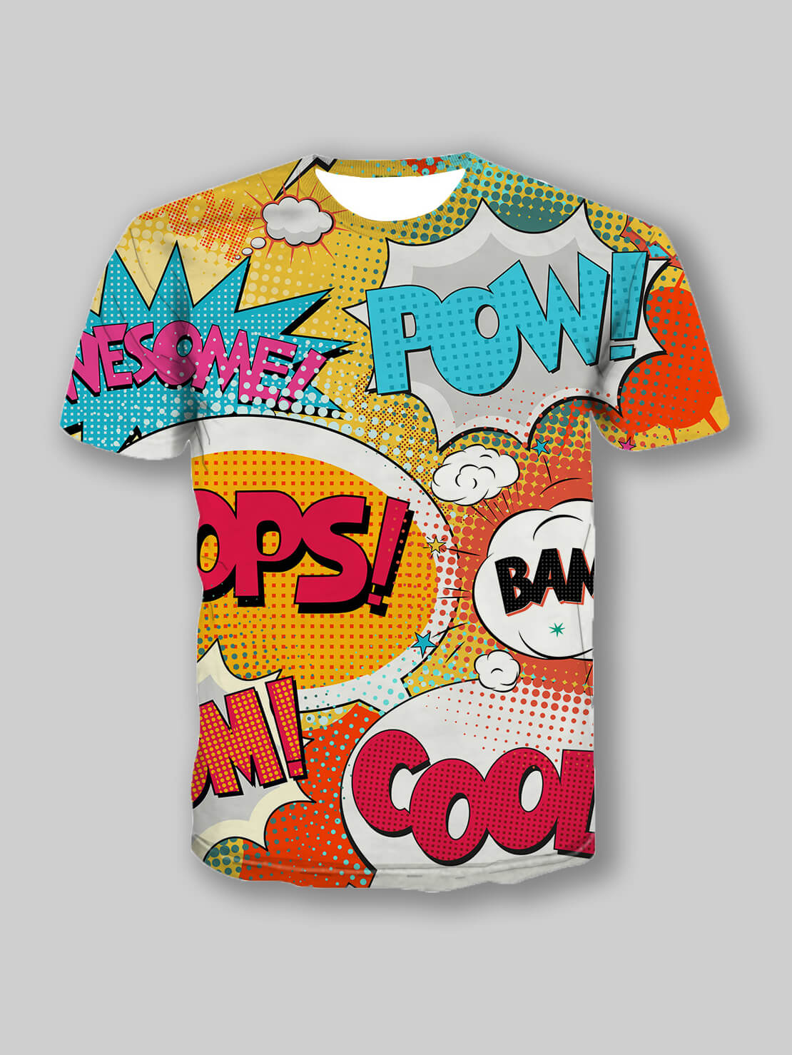 

Lovely Boy Street O Neck Graffiti Letter Print Multicolor T-shirt, Multi