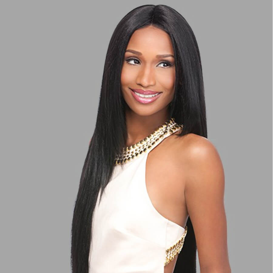 

Lovely Casual High-temperature Resistance Long Straight Black Wig