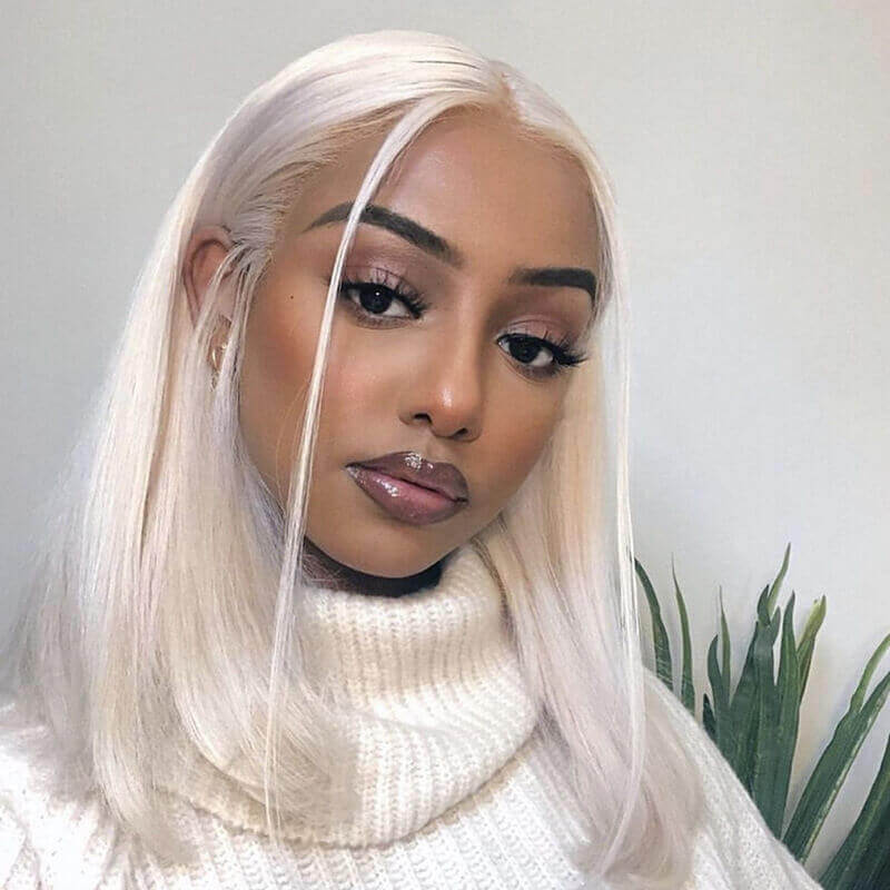 

Lovely Chic High-temperature Resistance White Wig