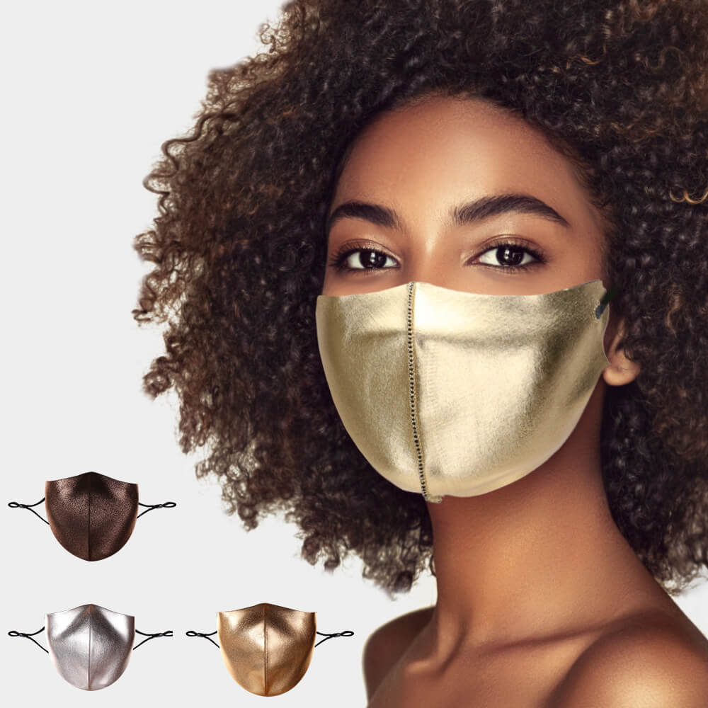 LW Casual Gold Face Mask