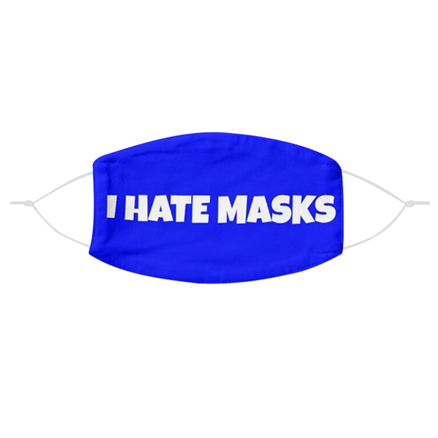 

Lovely Casual Letter Print Blue Face Mask