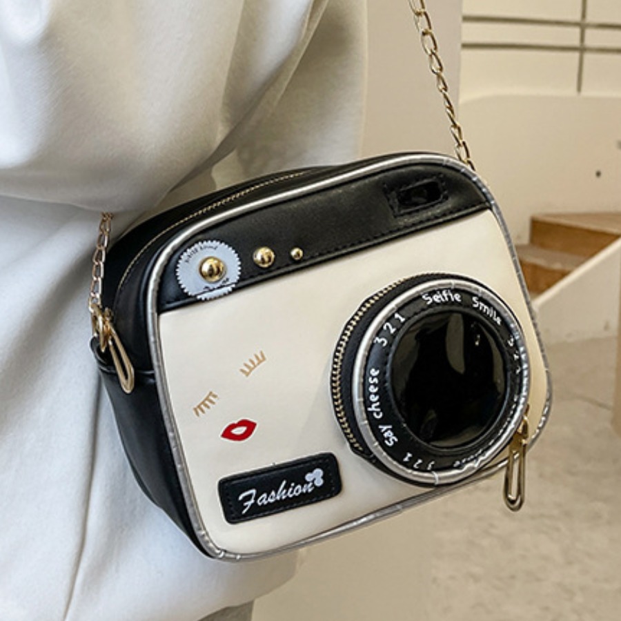 

Lovely Casual Radio Design Black Crossbody Bags