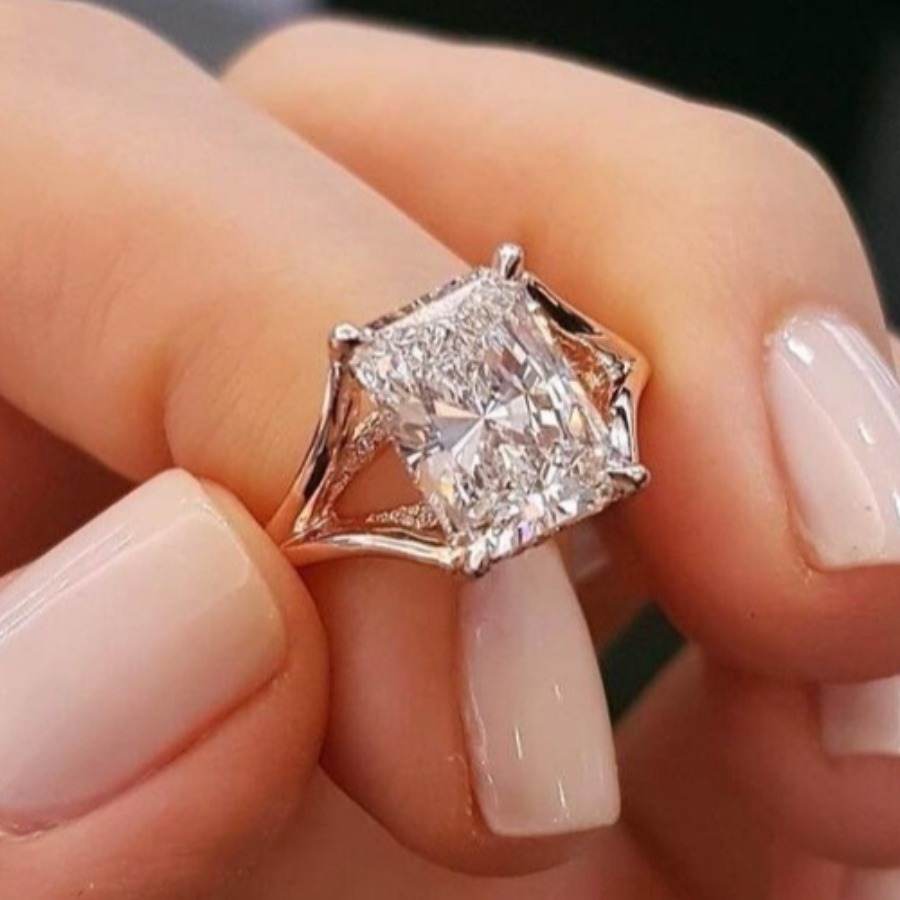 

Lovely Casual Hollow-out Square Silver Ring
