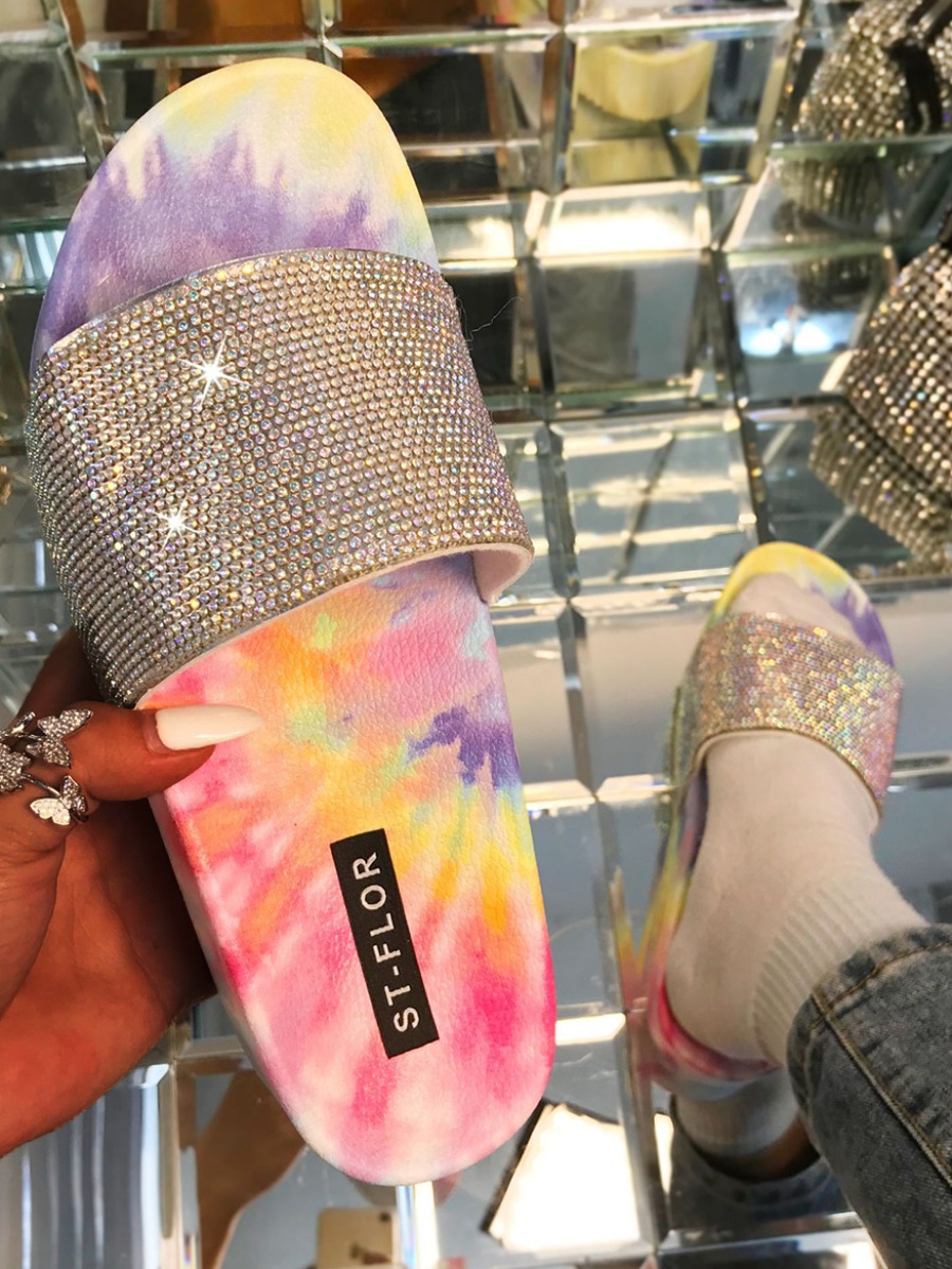 

LW Casual Sequined Tie-dye Light Pink Platform Shoes