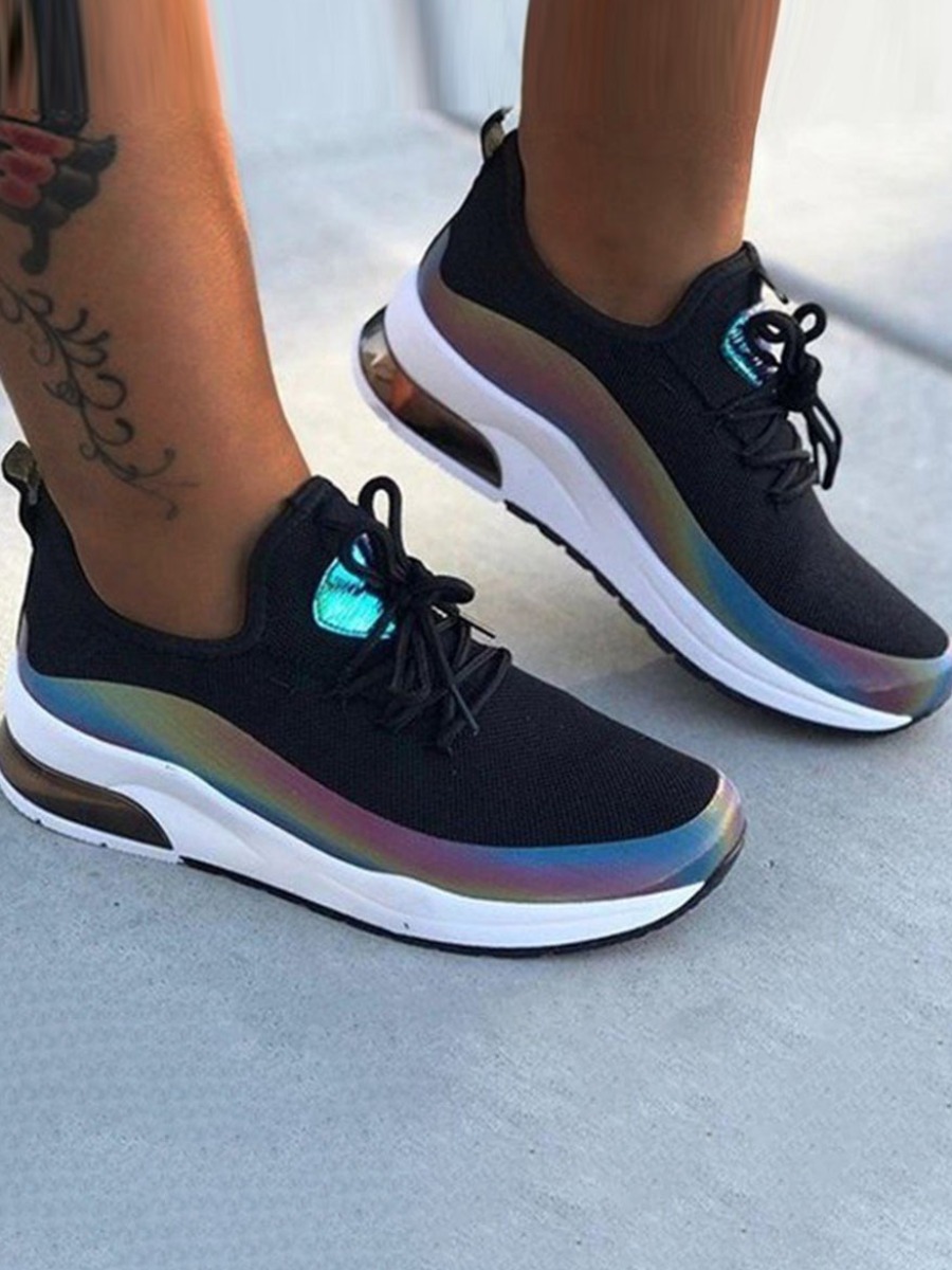 LW Sporty Tie-dye Black Sneakers