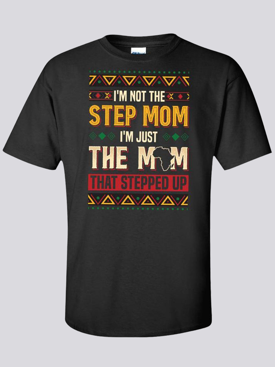 

Lovely Men Street Geometric Letter Print Black T-shirt