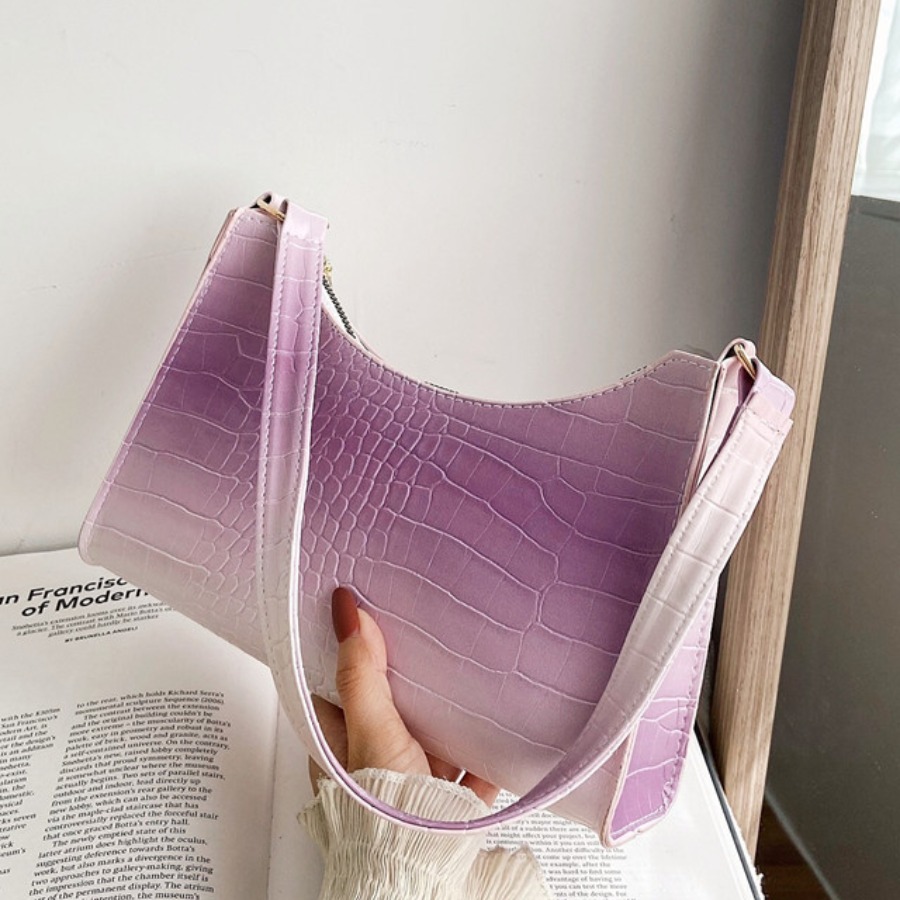 

LW Casual Gradient Purple Shoulder Bag