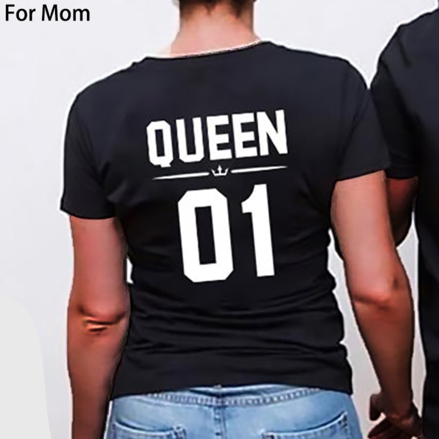 

Lovely Casual O Neck Letter Print Mom T-shirt, Women